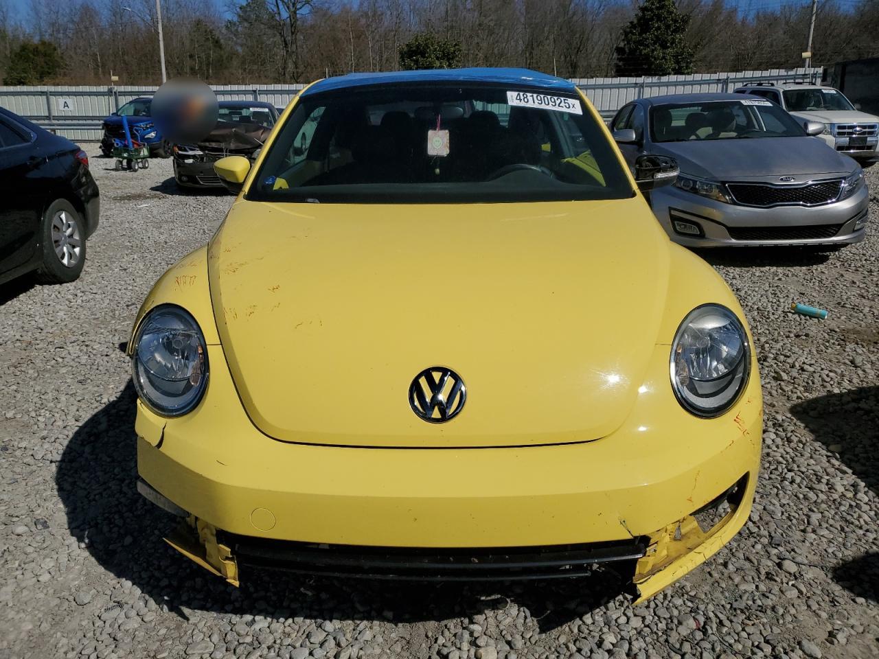 2013 Volkswagen Beetle VIN 3VWJX7AT9DM645344 Copart auction photo, side / all over damage thumbnail 6