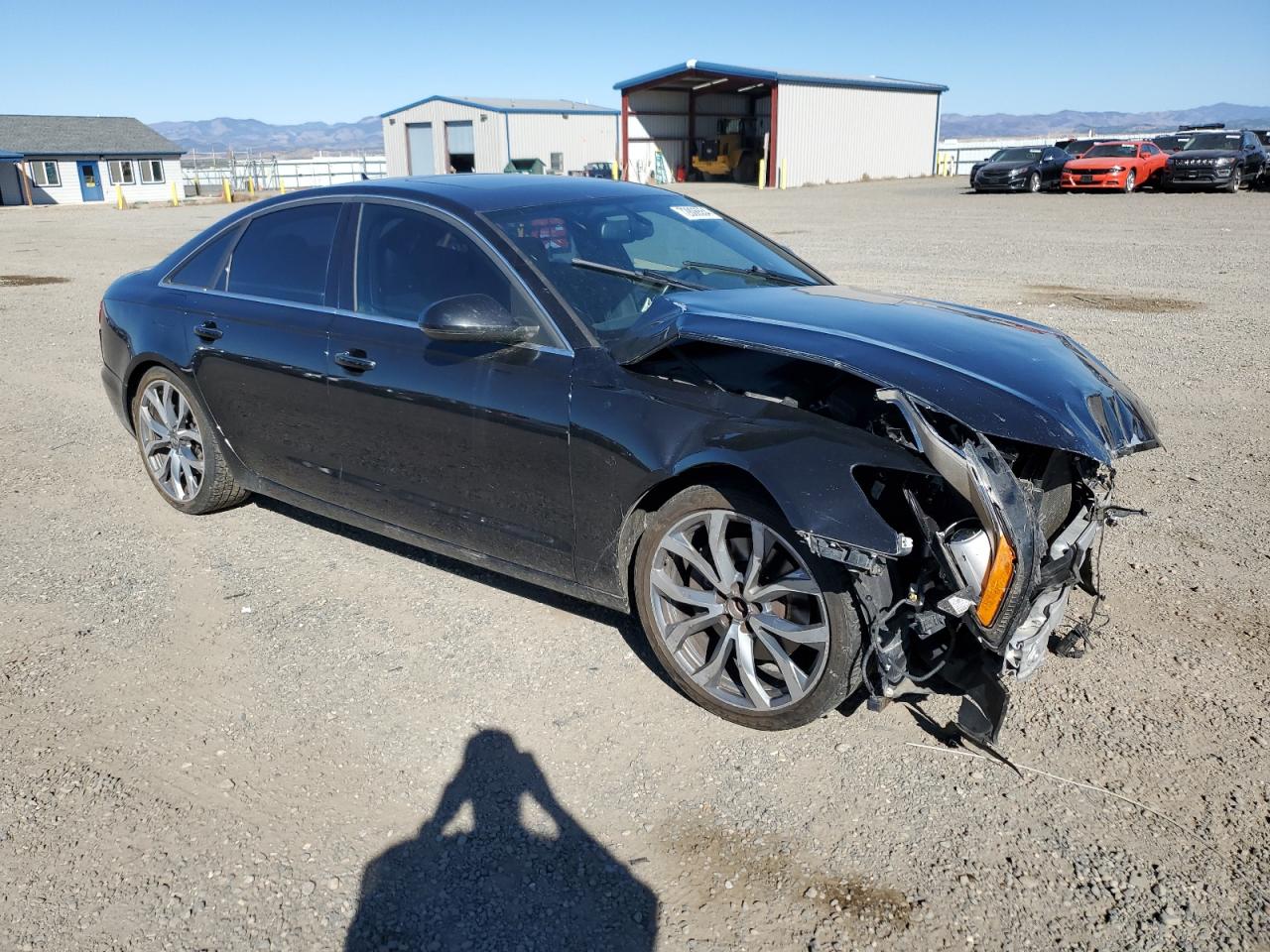 2014 Audi A6 VIN WAUGFAFC7EN030656 Copart auction photo, front end / mechanical damage thumbnail 4