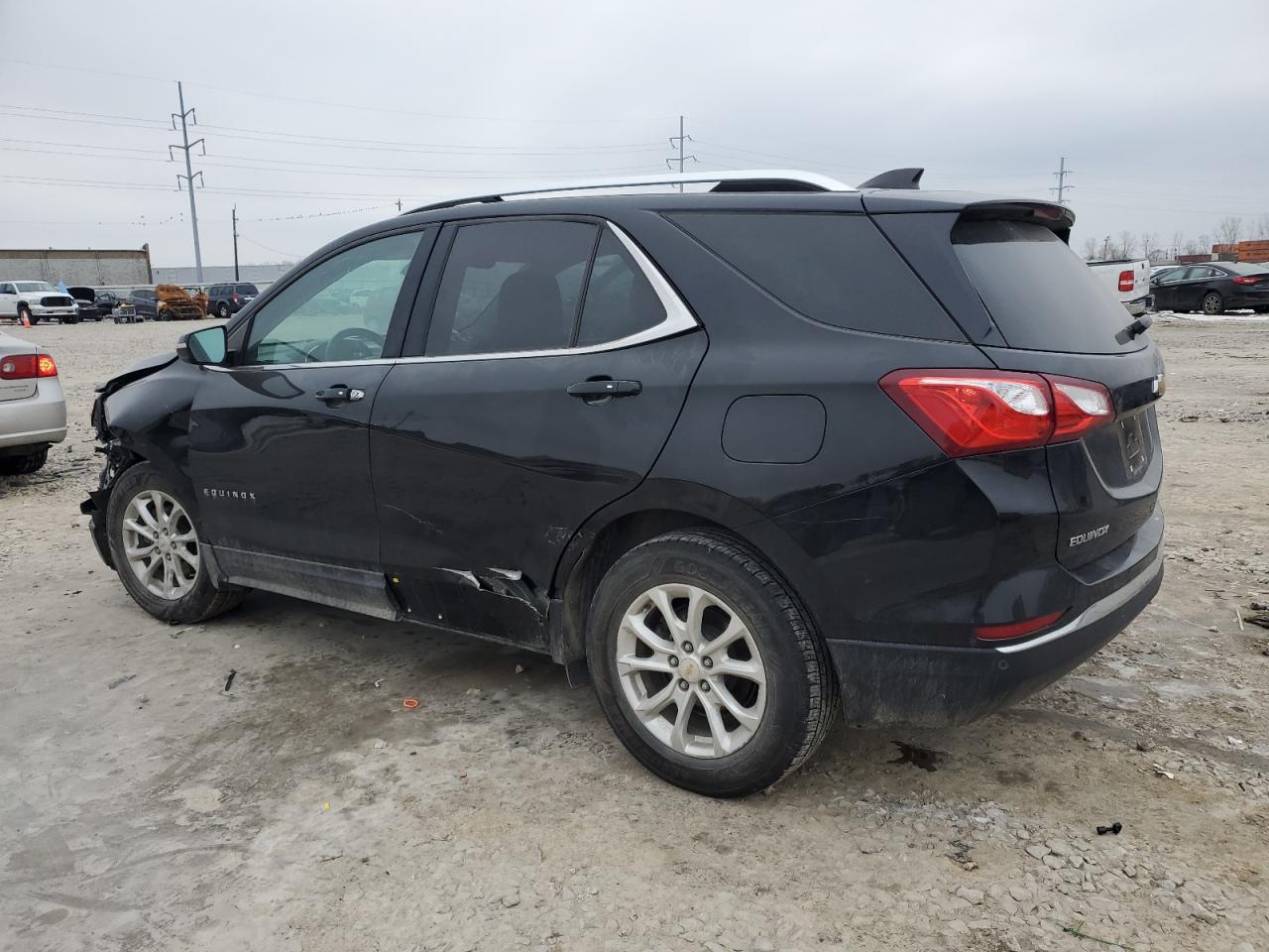 2018 Chevrolet Equinox VIN 2GNAXJEV7J6229396 Copart auction photo, front end / side damage thumbnail 2