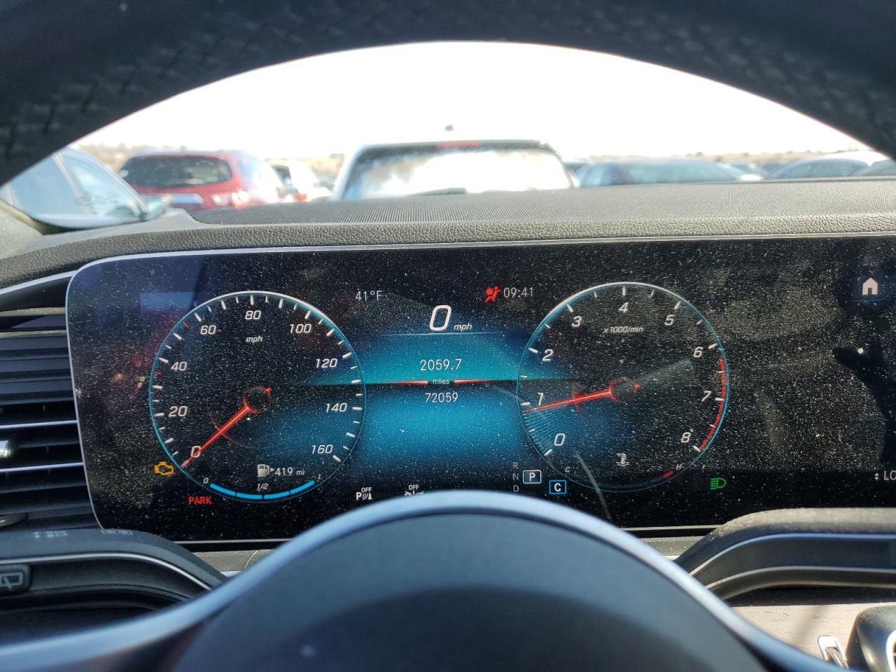 2020 Mercedes-Benz GLE VIN 4JGFB4KB3LA078342 Copart auction photo, front end damage thumbnail 9
