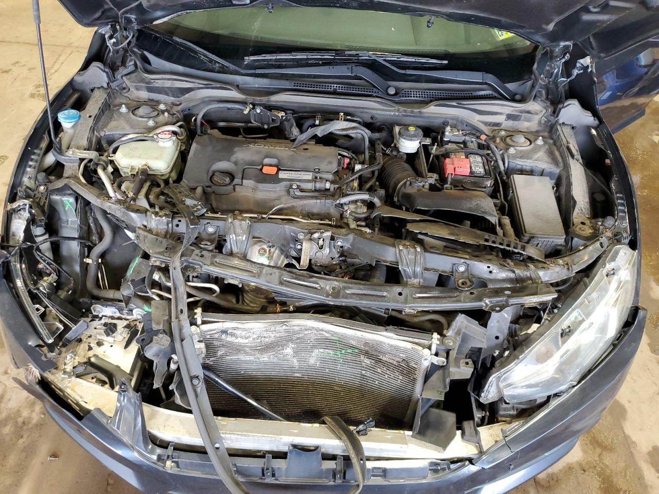 2016 Honda Civic VIN 19XFC2F50GE247049 Copart auction photo, front end damage thumbnail 11