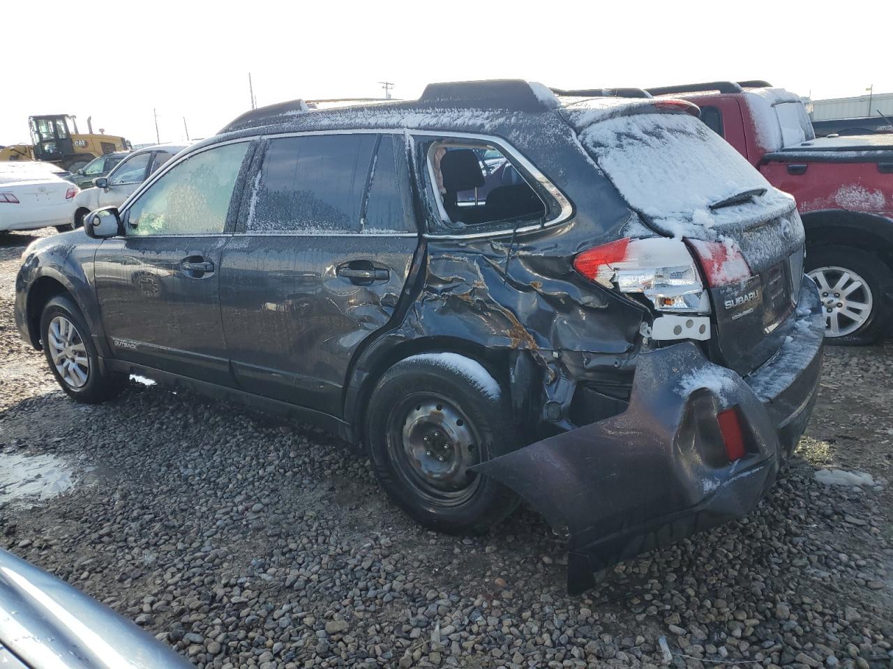 2013 Subaru Outback VIN 4S4BRCAC2D3215307 Copart auction photo, side / front end damage thumbnail 2