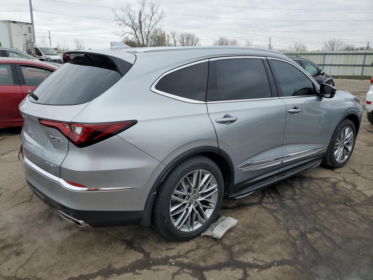 2022 Acura MDX VIN 5J8YE1H87NL015218 Copart auction photo, rear end damage thumbnail 3