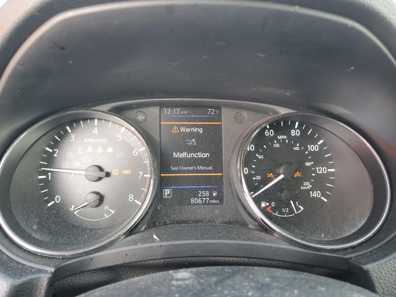 2019 Nissan Rogue VIN KNMAT2MT2KP543291 Copart auction photo, front end / hail damage thumbnail 9