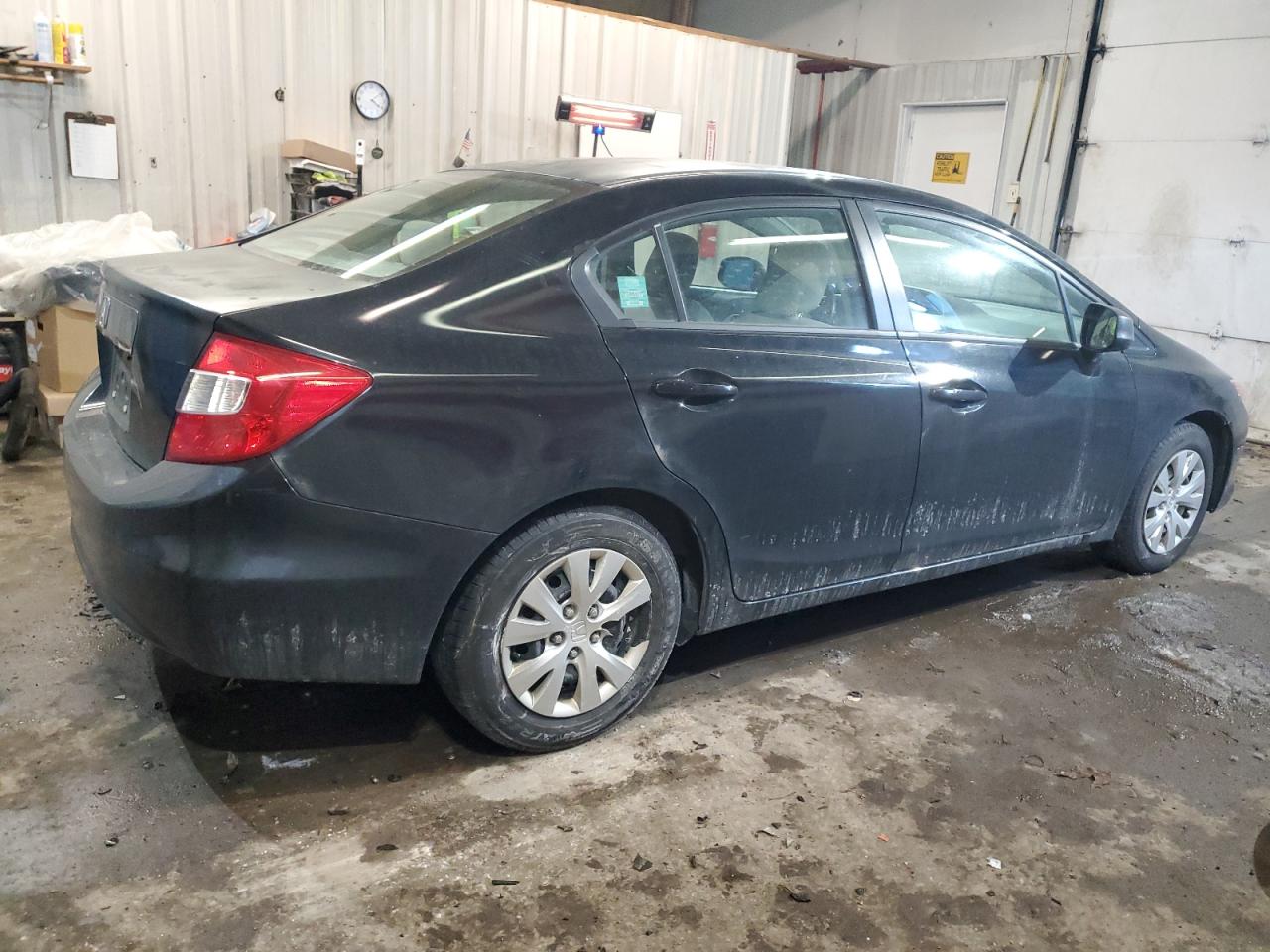 2012 Honda Civic VIN 2HGFB2F55CH559726 Copart auction photo, minor dent/scratches damage thumbnail 3