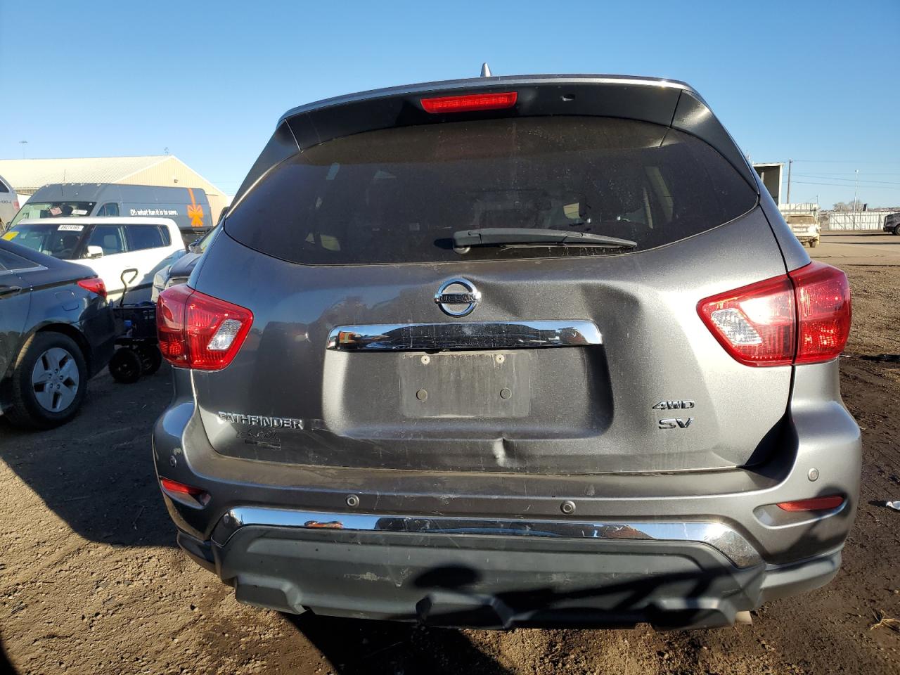2020 Nissan Pathfinder VIN 5N1DR2BM6LC580808 Copart auction photo, front end / side damage thumbnail 6