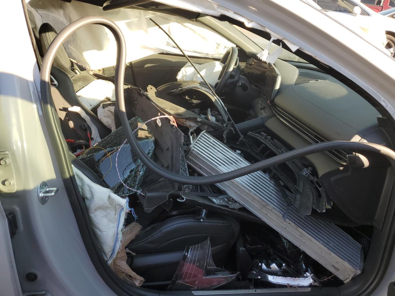 2022 Hyundai Elantra VIN KMHLW4AK9NU004840 Copart auction photo, rollover damage thumbnail 7
