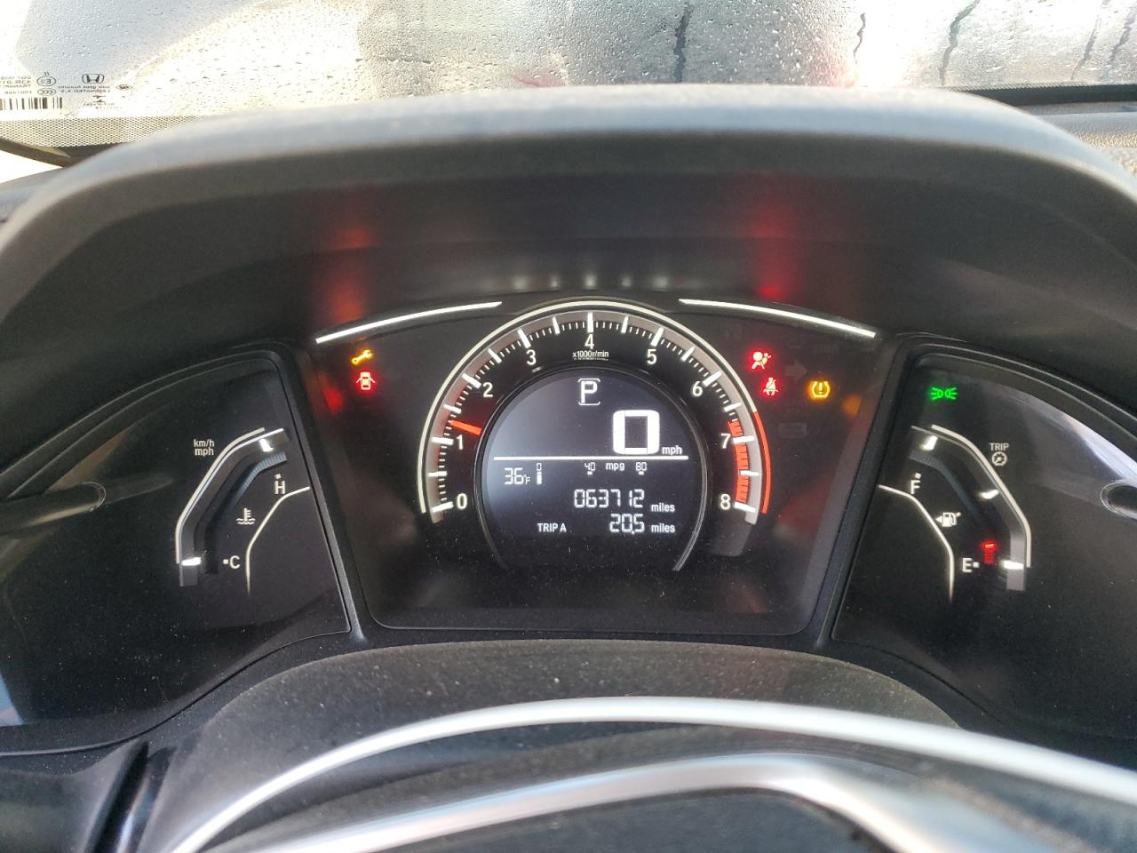 2018 Honda Civic VIN 2HGFC2F52JH535605 Copart auction photo, all over / side damage thumbnail 9