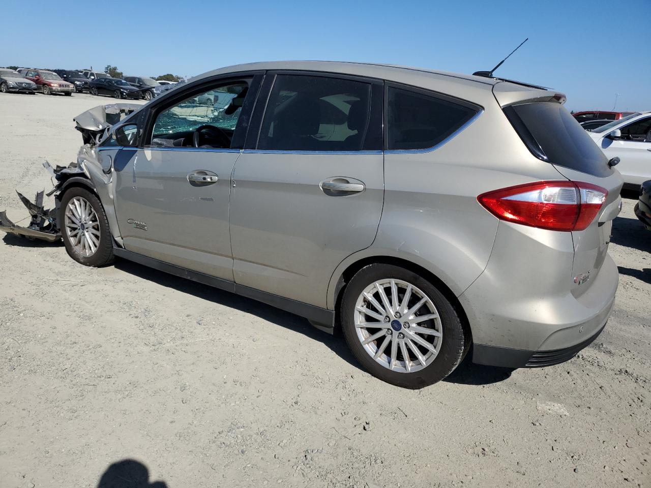 2015 Ford C-MAX VIN 1FADP5CU2FL110263 Copart auction photo, front end / side damage thumbnail 2