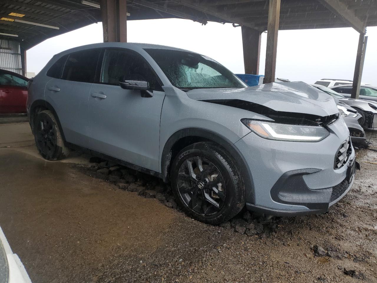 2023 Honda HR-V VIN 3CZRZ1H57PM716592 Copart auction photo, front end / rear end damage thumbnail 4