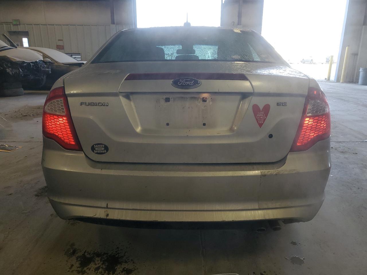 2012 Ford Fusion VIN 3FAHP0HA6CR112520 Copart auction photo, all over damage thumbnail 6