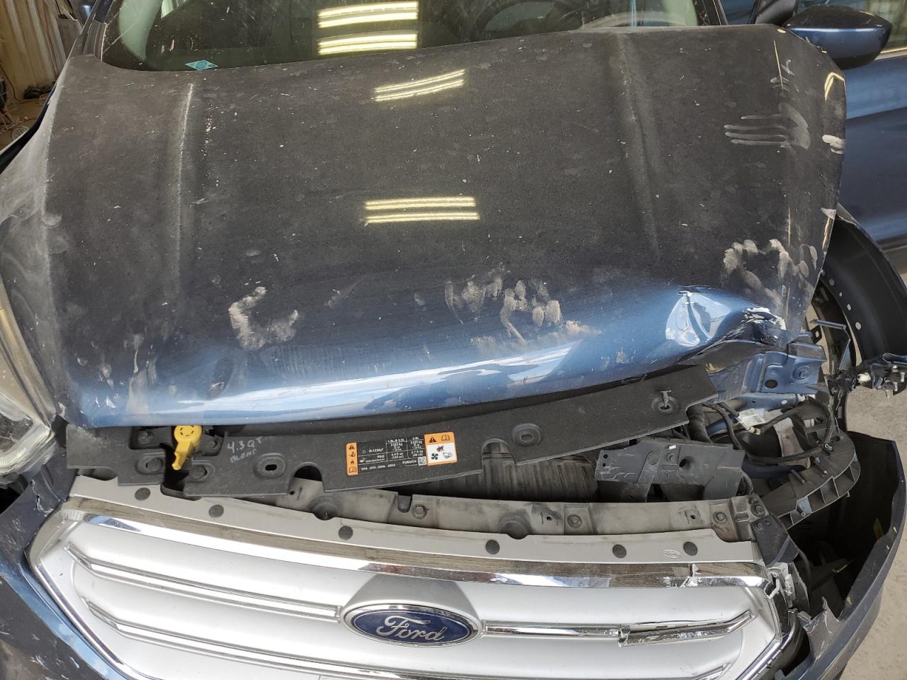 2018 Ford Escape VIN 1FMCU0HD5JUC69190 Copart auction photo, front end / minor dent/scratches damage thumbnail 12