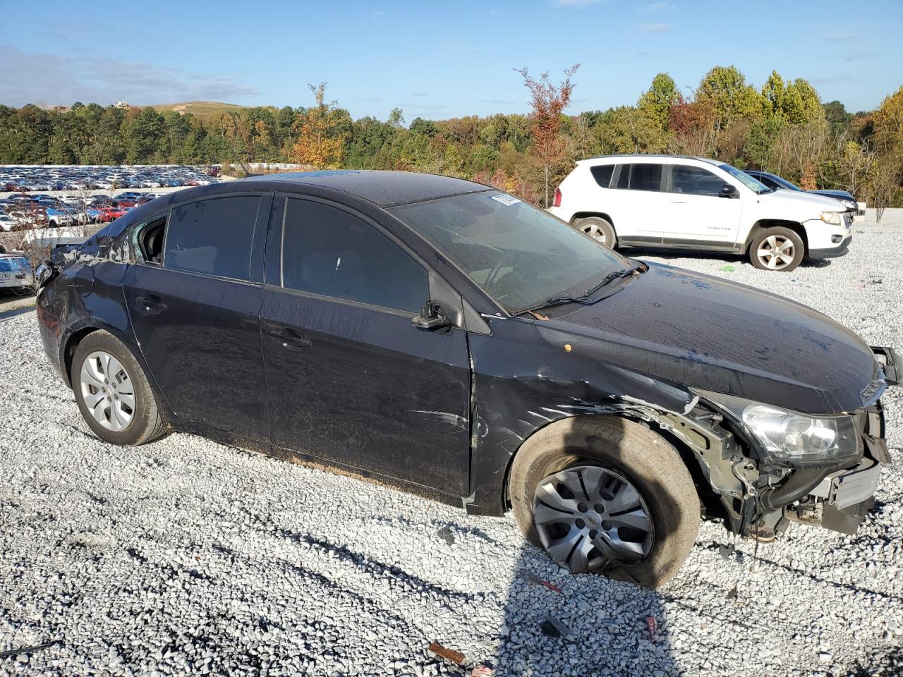 2014 Chevrolet Cruze VIN 1G1PA5SHXE7216683 Copart auction photo, front end / rear end damage thumbnail 4