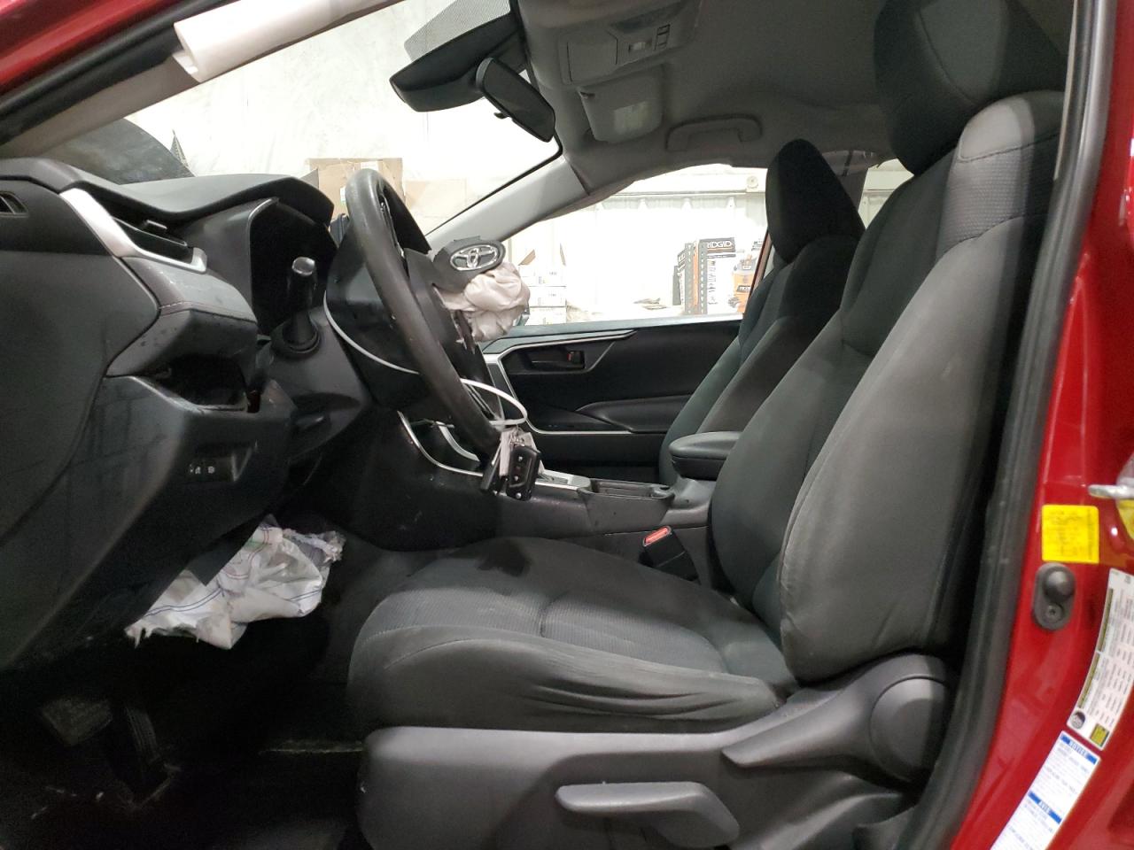 2019 Toyota RAV 4 VIN 2T3F1RFV9KC001596 Copart auction photo, front end / side damage thumbnail 7