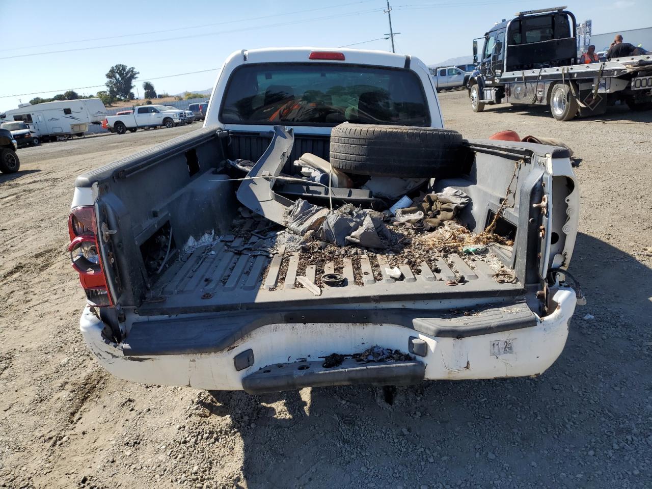 2008 Toyota Tacoma VIN 5TETU62N68Z505940 Copart auction photo, front end / rear end damage thumbnail 6