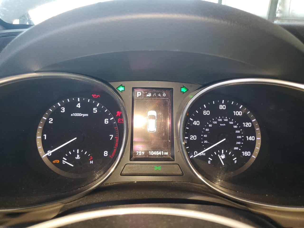 2018 Hyundai Santa Fe VIN KM8SN4HF9JU263104 Copart auction photo, front end damage thumbnail 9