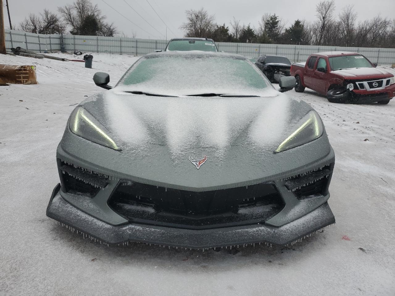 2022 Chevrolet Corvette VIN 1G1YA2D49N5100786 Copart auction photo, all over damage thumbnail 5