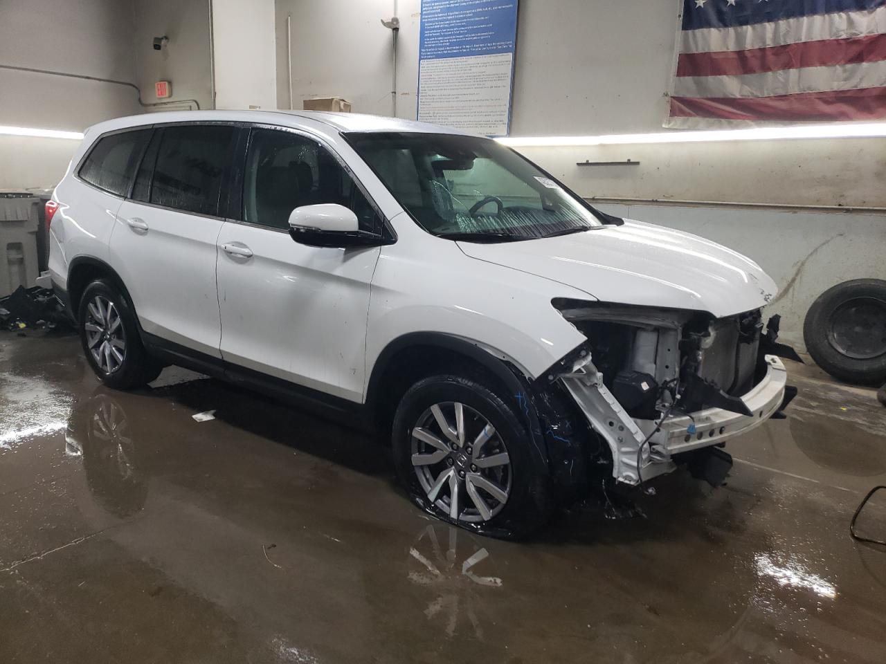 2022 Honda Pilot VIN 5FNYF6H53NB097837 Copart auction photo, front end damage thumbnail 4