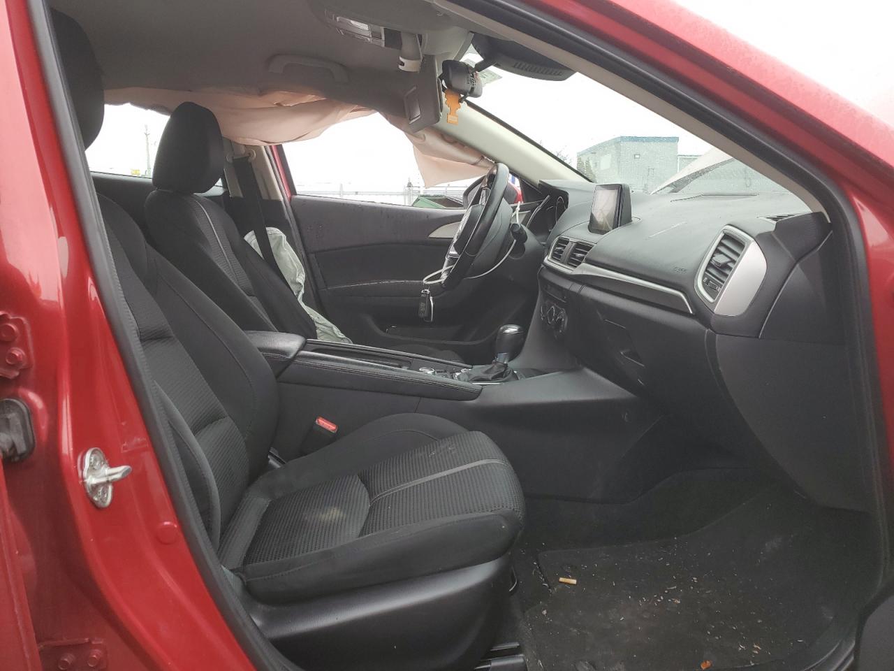 2017 Mazda 3 VIN JM1BN1L72H1119523 Copart auction photo, undercarriage / front end damage thumbnail 7