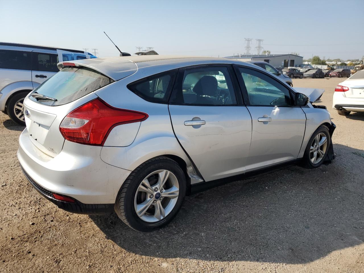 2014 Ford Focus VIN 1FADP3K28EL379371 Copart auction photo, front end damage thumbnail 3