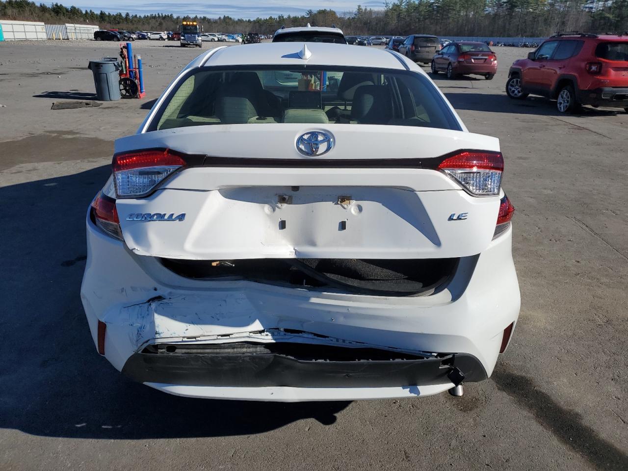 2020 Toyota Corolla VIN JTDEPRAE3LJ057887 Copart auction photo, rear end damage thumbnail 6