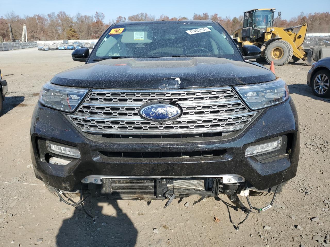 2021 Ford Explorer VIN 1FMSK8FH1MGA51983 Copart auction photo, side / front end damage thumbnail 5