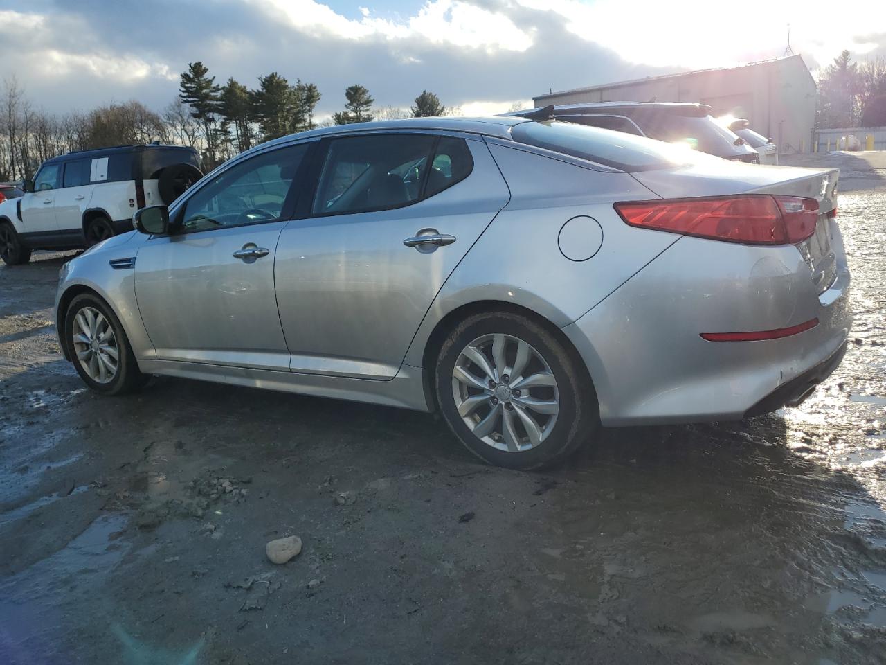 2015 KIA Optima VIN 5XXGN4A73FG503371 Copart auction photo, side damage thumbnail 2