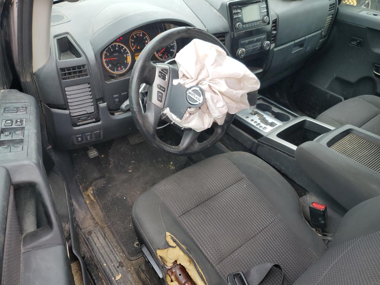 2013 Nissan Titan VIN 1N6BA0ED6DN313867 Copart auction photo, front end damage thumbnail 8