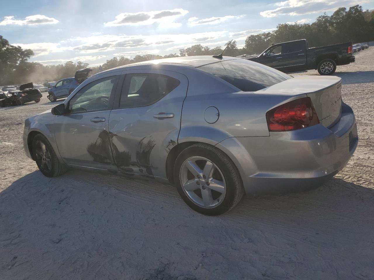 2013 Dodge Avenger VIN 1C3CDZAB1DN599557 Copart auction photo, side / minor dent/scratches damage thumbnail 2