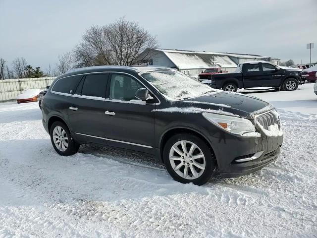 2013 Buick Enclave VIN 5GAKVDKD9DJ129129 Copart auction photo, front end / side damage thumbnail 12