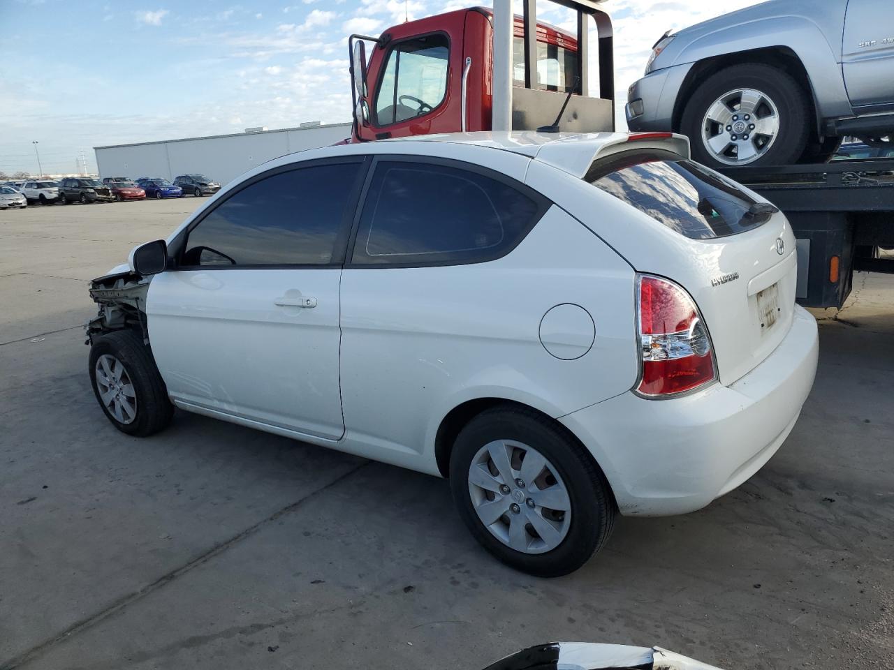 2010 Hyundai Accent VIN KMHCM3AC1AU166318 Copart auction photo, front end damage thumbnail 2