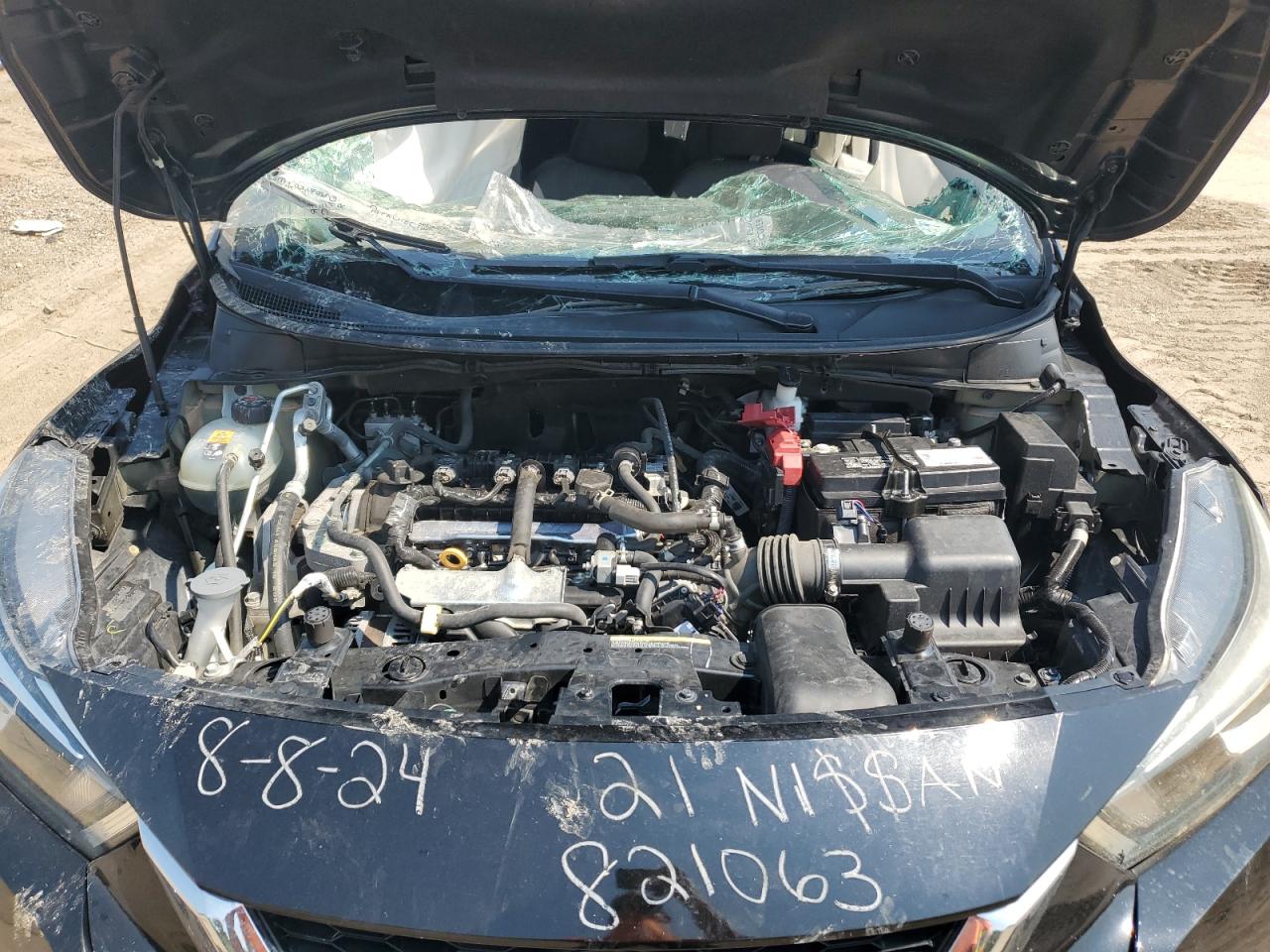 2021 Nissan Versa VIN 3N1CN8EV0ML821063 Copart auction photo, all over damage thumbnail 12