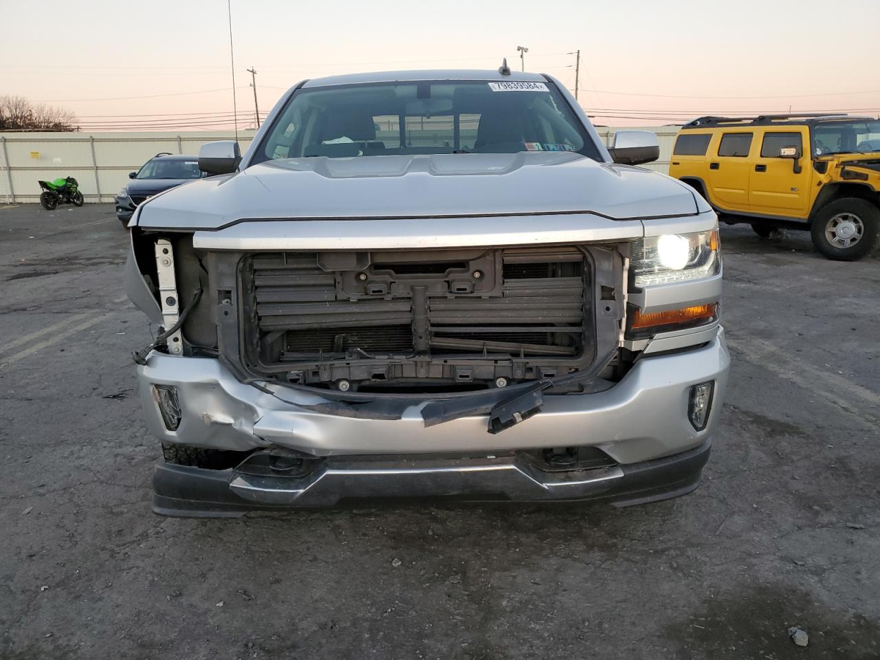 2017 Chevrolet Silverado VIN 1GCVKREC1HZ326629 Copart auction photo, front end damage thumbnail 5