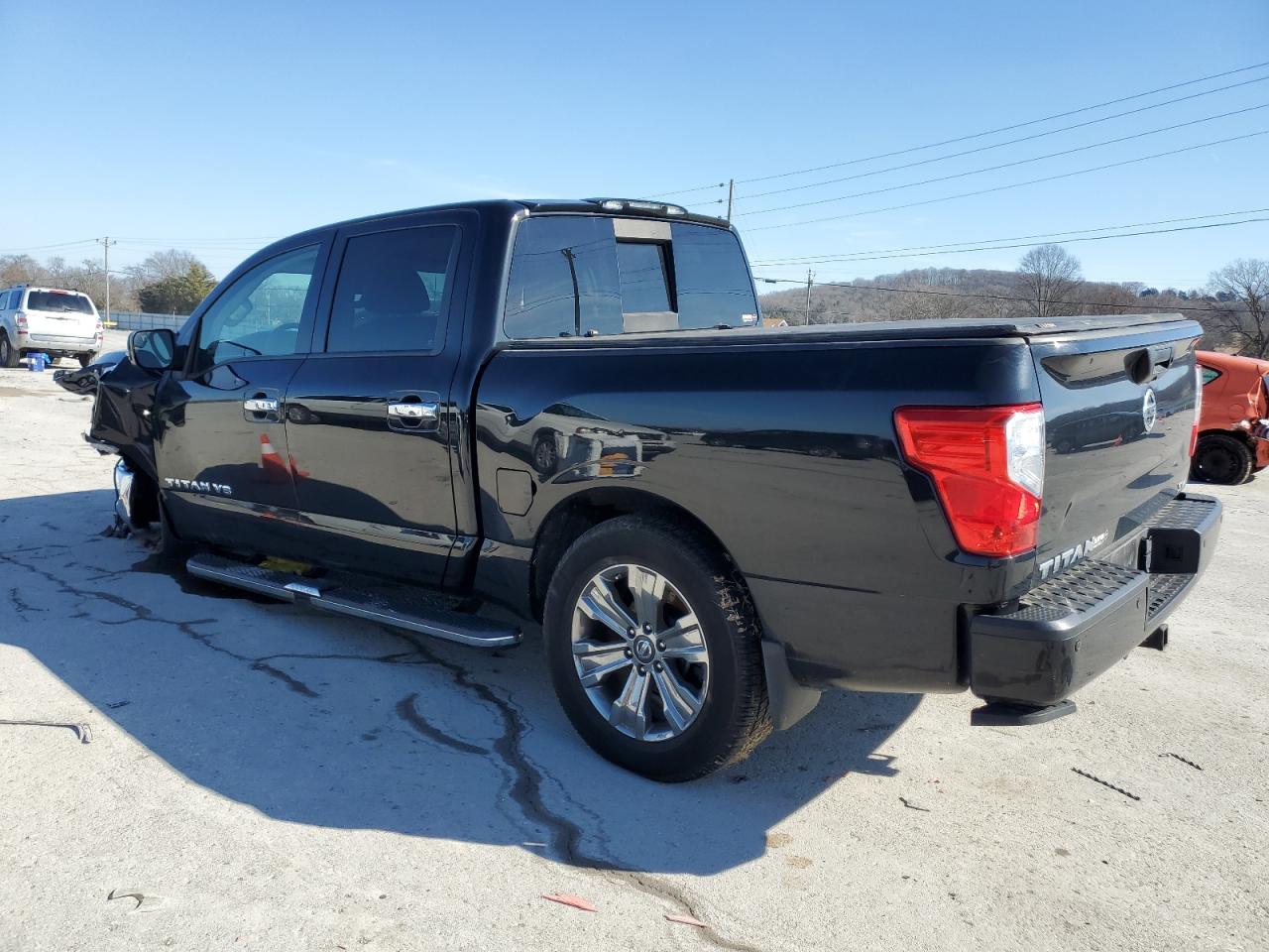 2019 Nissan Titan VIN 1N6AA1E68KN530501 Copart auction photo, front end / side damage thumbnail 2