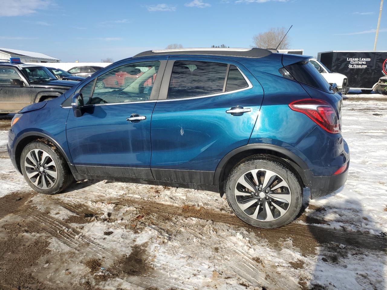 2019 Buick Encore VIN KL4CJCSM6KB917280 Copart auction photo, front end / side damage thumbnail 2