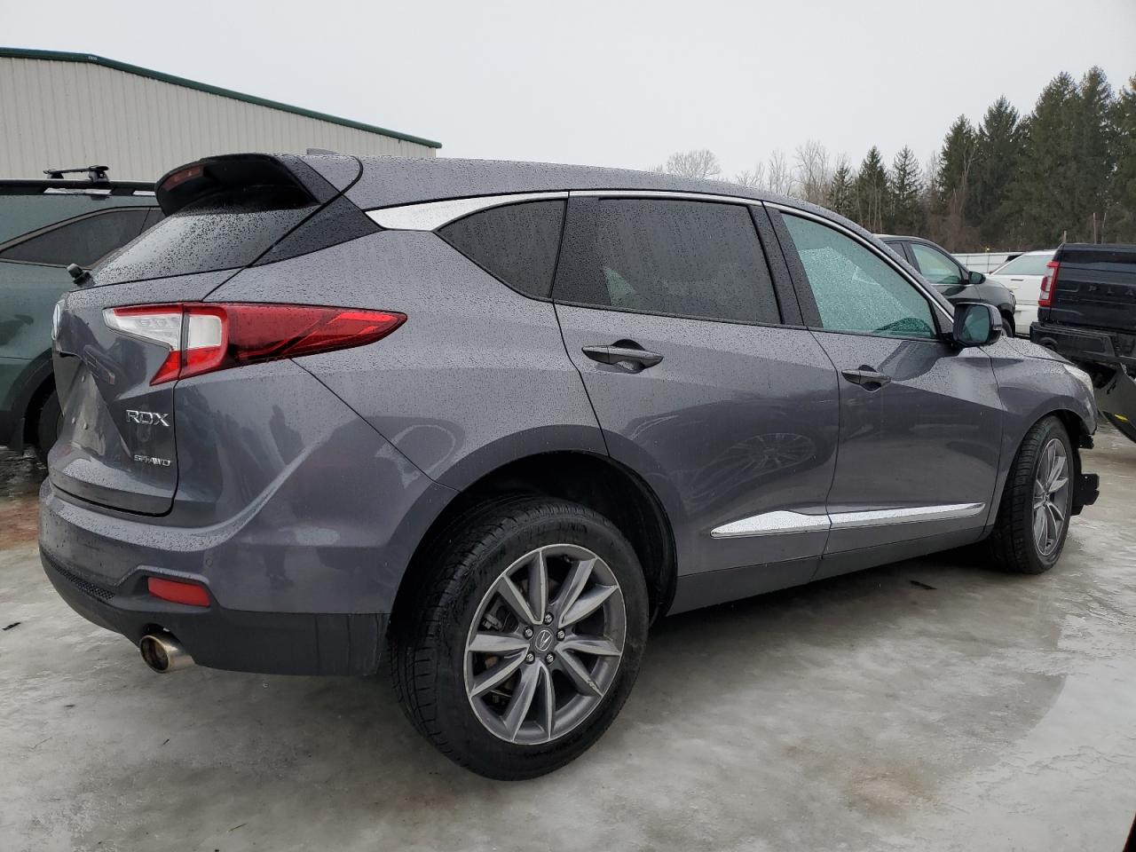 2021 Acura RDX VIN 5J8TC2H58ML035231 Copart auction photo, front end / side damage thumbnail 3
