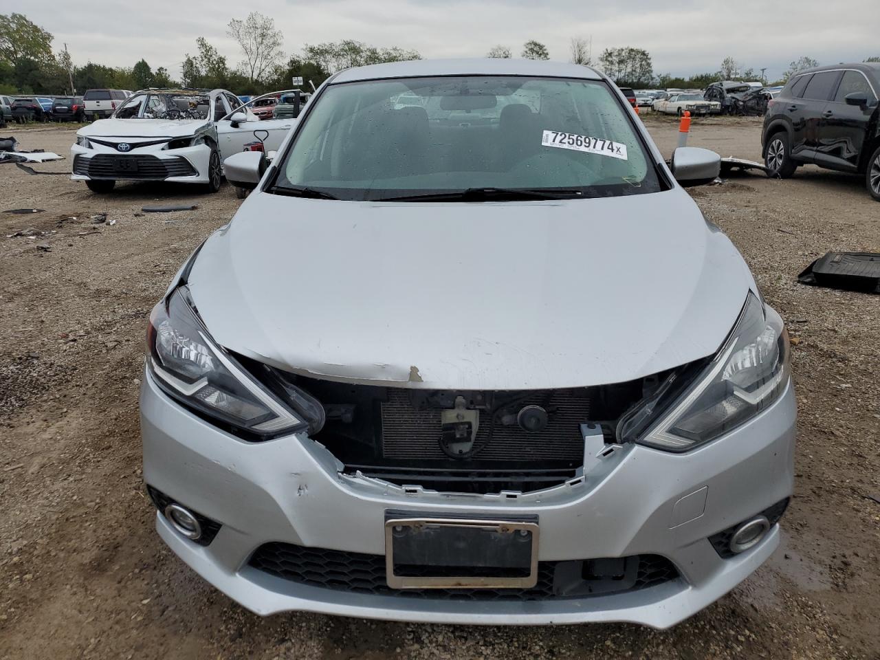 2019 Nissan Sentra VIN 3N1AB7AP4KL610740 Copart auction photo, front end damage thumbnail 5