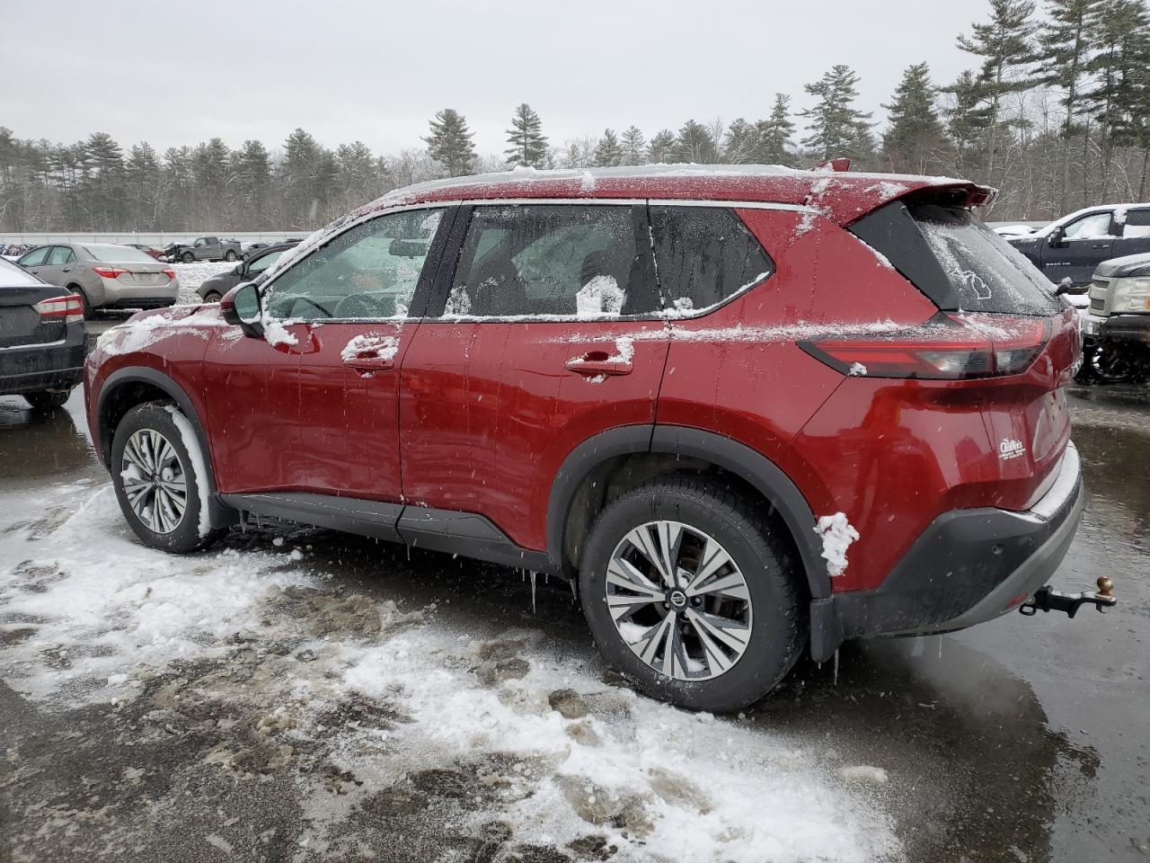 2021 Nissan Rogue VIN 5N1AT3BB3MC759916 Copart auction photo, front end / side damage thumbnail 2