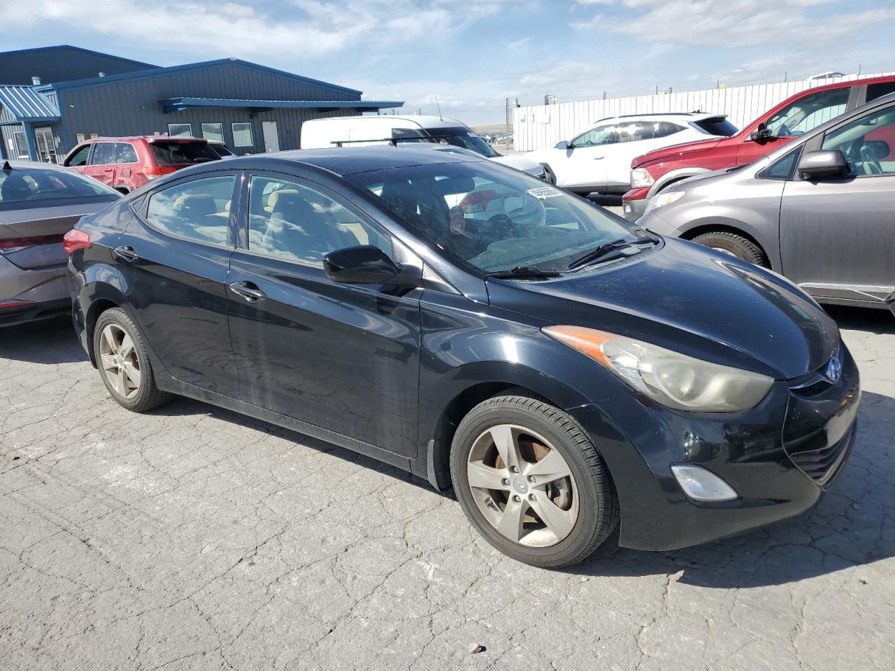 2013 Hyundai Elantra VIN KMHDH4AE6DU891000 Copart auction photo, minor dent/scratches damage thumbnail 4