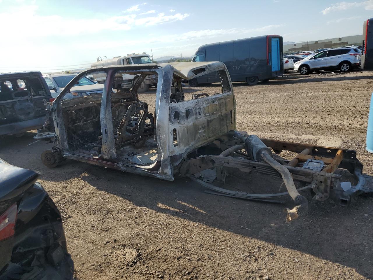 2018 Chevrolet Silverado VIN 3GCUKREC5JG416027 Copart auction photo, burn damage thumbnail 2