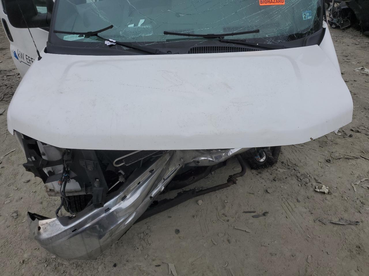 2014 Chevrolet Express VIN 1GCZGTFG1E1157336 Copart auction photo, front end damage thumbnail 12