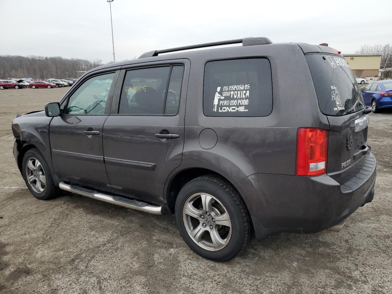 2014 Honda Pilot VIN 5FNYF4H44EB002598 Copart auction photo, front end / minor dent/scratches damage thumbnail 2