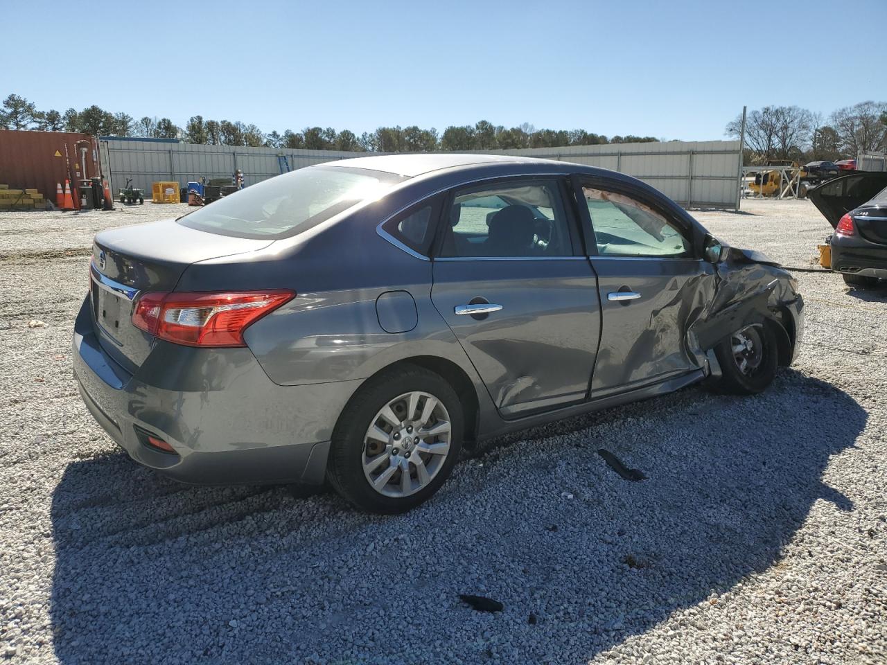 2018 Nissan Sentra VIN 3N1AB7AP0JY336521 Copart auction photo, front end / side damage thumbnail 3