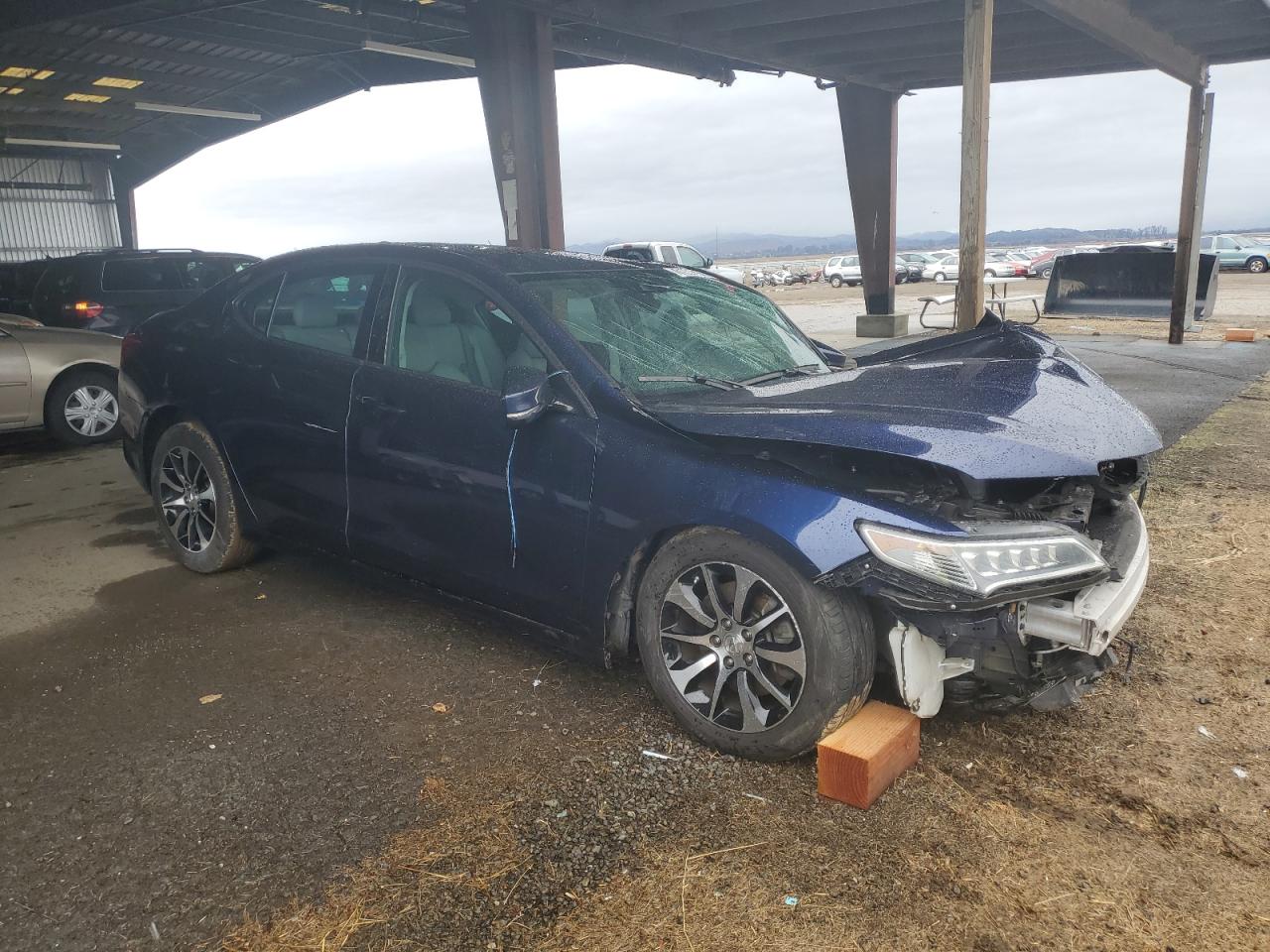2016 Acura TLX VIN 19UUB1F58GA002976 Copart auction photo, front end / side damage thumbnail 4