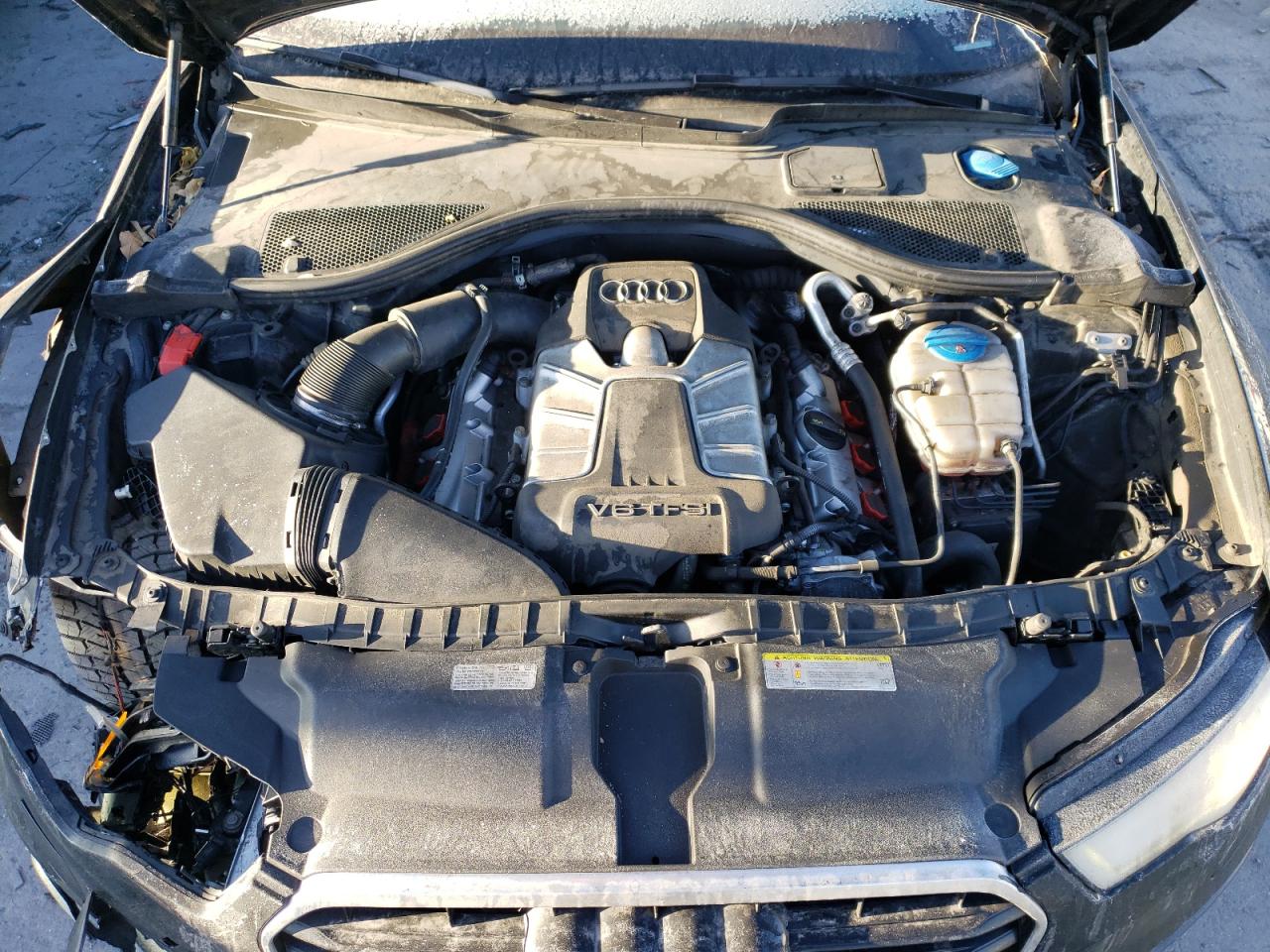 2015 Audi A6 VIN WAUFGAFC2FN014598 Copart auction photo, front end / minor dent/scratches damage thumbnail 11