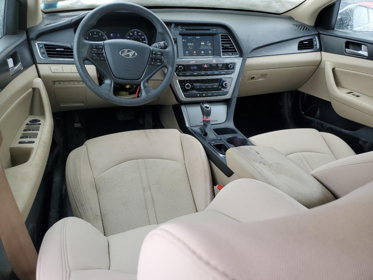 2016 Hyundai Sonata VIN 5NPE34AF1GH429765 Copart auction photo, vandalism damage thumbnail 8