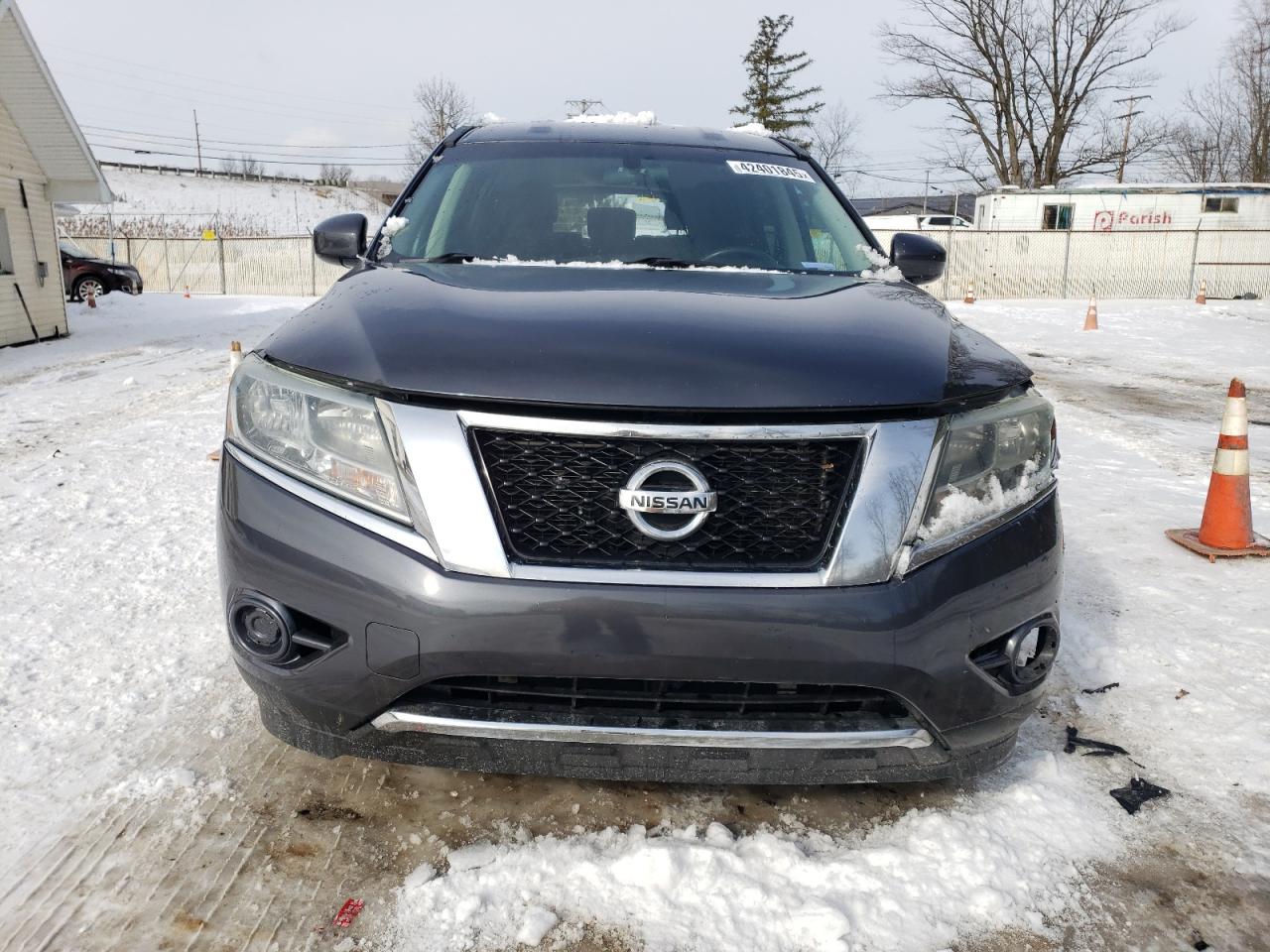 2014 Nissan Pathfinder VIN 5N1AR2MM5EC684564 Copart auction photo, rear end / front end damage thumbnail 5