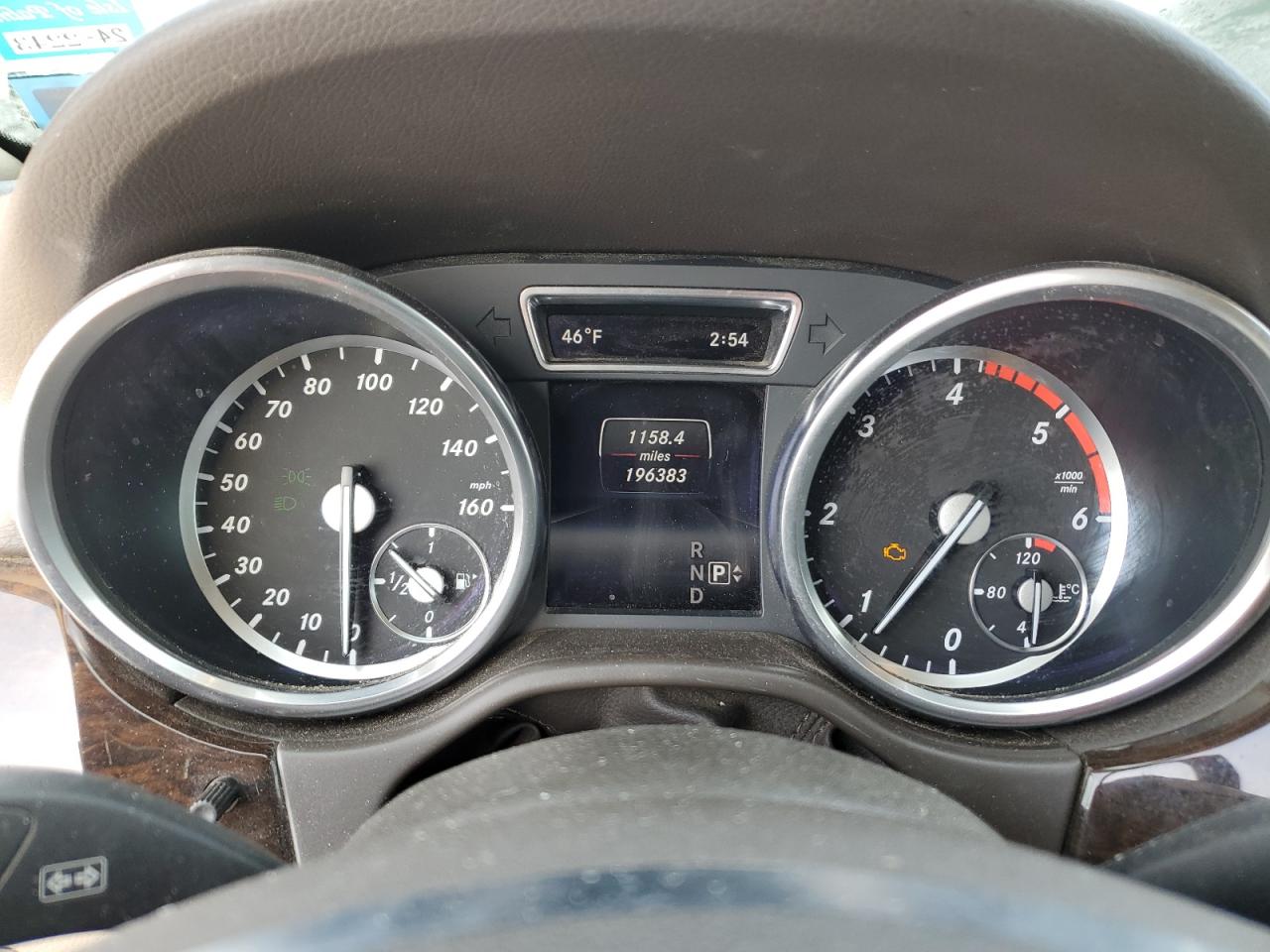 2014 Mercedes-Benz M-klasse VIN 4JGDA2EB3EA405061 Copart auction photo, normal wear damage thumbnail 9