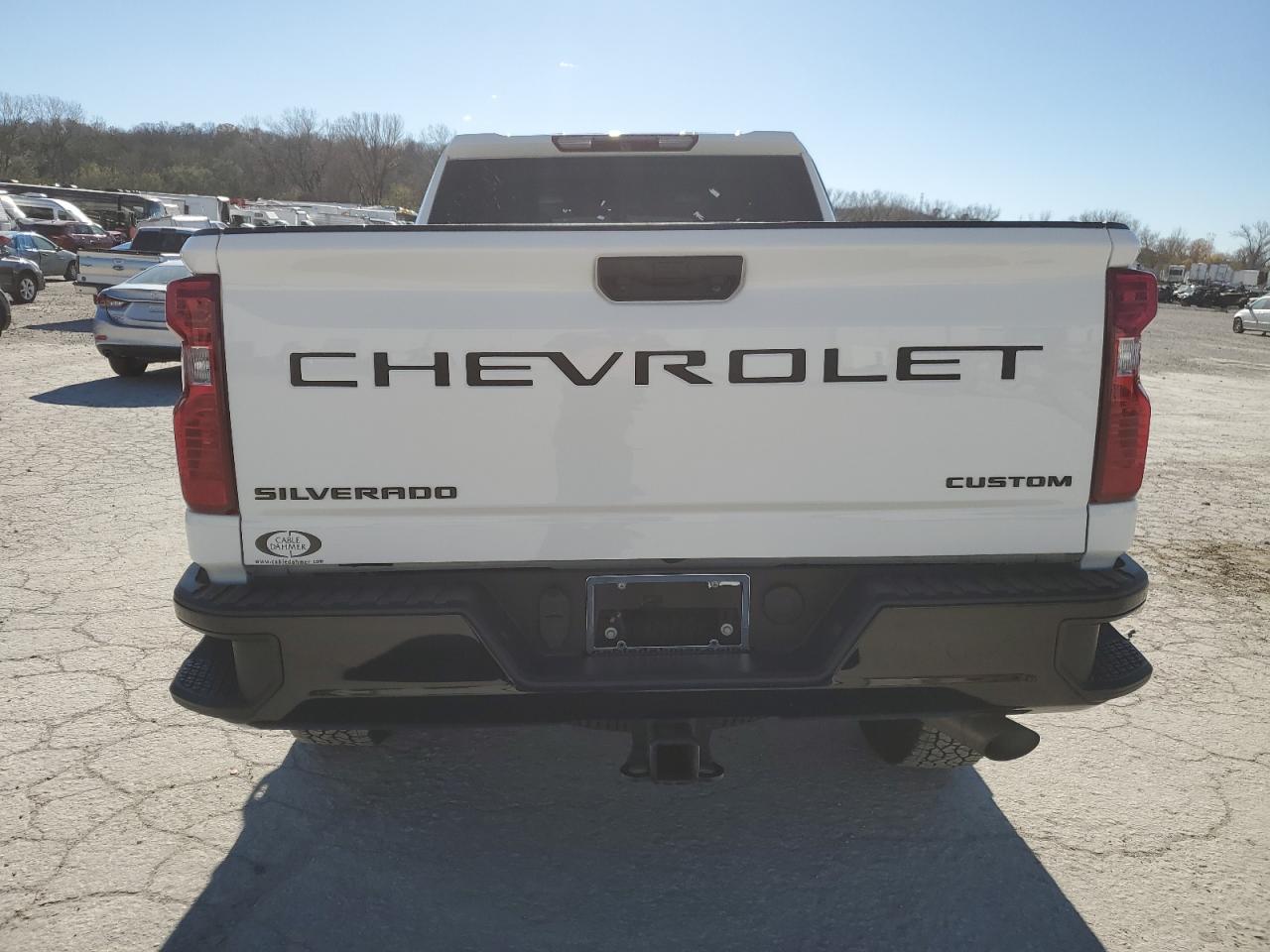 2023 Chevrolet Silverado VIN 1GC4YME7XPF164399 Copart auction photo, side damage thumbnail 6