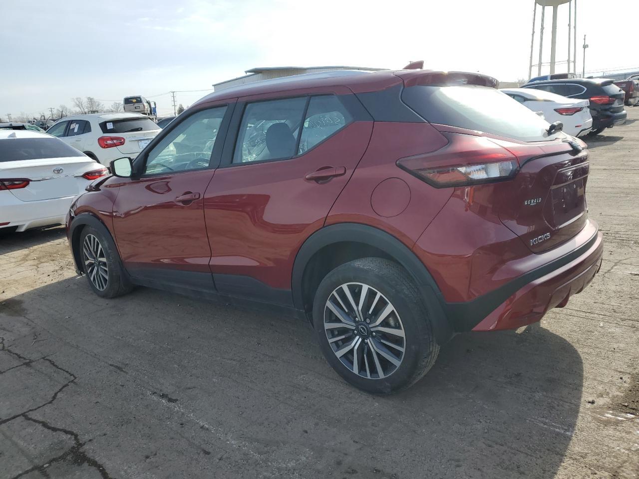 2022 Nissan Kicks VIN 3N1CP5CV1NL518466 Copart auction photo, front end / side damage thumbnail 2
